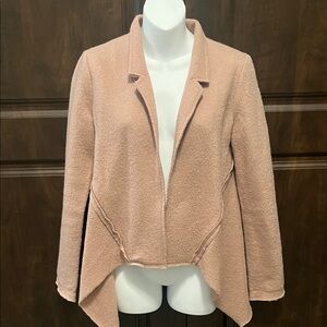 CAbi Blush Pink Wool Jacket Blazer